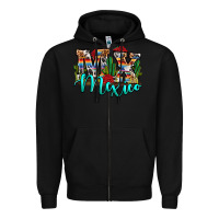 Black MX Mexico Zipper Hoodie - RanaPortraitStore