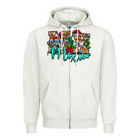 Oatmeal Heather MX Mexico Zipper Hoodie - RanaPortraitStore