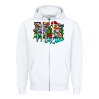 White MX Mexico Zipper Hoodie - RanaPortraitStore