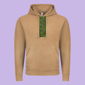 Zebra Vintage Hoodie Designed By Lillyallendesigns
