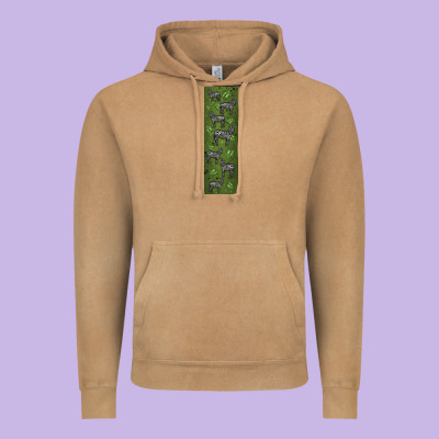Zebra Vintage Hoodie Designed By Lillyallendesigns