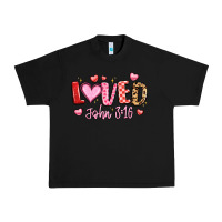 Black loved john 3 16 Urban Heavy Tee - LillyAllenDesigns