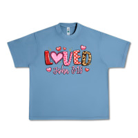 Pebble Blue loved john 3 16 Urban Heavy Tee - LillyAllenDesigns