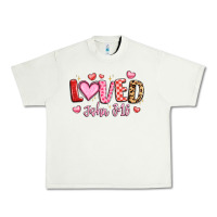 Pistachio loved john 3 16 Urban Heavy Tee - LillyAllenDesigns