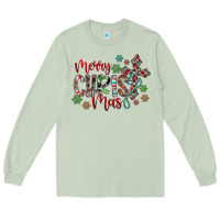 Matcha Merry Christmas Long Sleeve Tee - CowhideDigitalArt