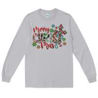 Moon Dust Merry Christmas Long Sleeve Tee - CowhideDigitalArt