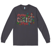 Smoke Merry Christmas Long Sleeve Tee - CowhideDigitalArt
