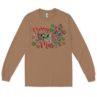 Toasted Coconut Merry Christmas Long Sleeve Tee - CowhideDigitalArt