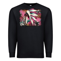 Black indian headdress valentine's day Premium Sweatshirt - Jasminsmagicworld
