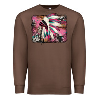 Chestnut indian headdress valentine's day Premium Sweatshirt - Jasminsmagicworld