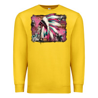Indian Headdress Valentine's Day Premium Sweatshirt | Teevron