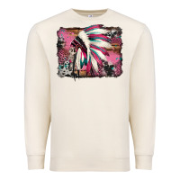 Sandshell indian headdress valentine's day Premium Sweatshirt - Jasminsmagicworld