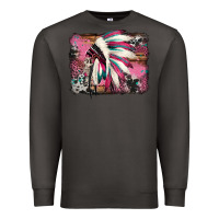 Smoke indian headdress valentine's day Premium Sweatshirt - Jasminsmagicworld