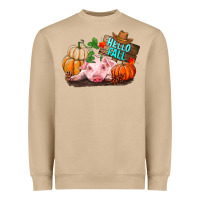 Mushroom Hello fall pig Heavyweight Sweatshirt - RanaPortraitStore