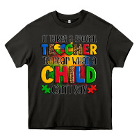 Asphalt it takes a special teacher to hear what a child can't say Heavy Core Tee - OliviaCreatesArt