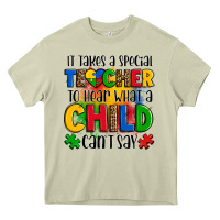 It Takes A Special Teacher To Hear What A Child Can't Say Heavy Core Tee | Teevron