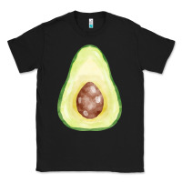 Black half avocado fa element Classic Tee - FaDigitalArtStudio