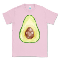 Bubblegum Pink half avocado fa element Classic Tee - FaDigitalArtStudio