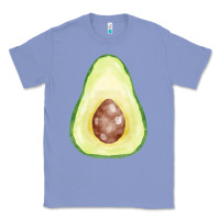 Colony Blue half avocado fa element Classic Tee - FaDigitalArtStudio