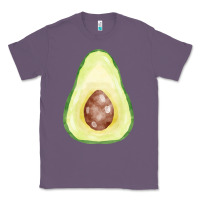 Lavender half avocado fa element Classic Tee - FaDigitalArtStudio