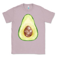 Lilac half avocado fa element Classic Tee - FaDigitalArtStudio
