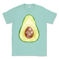 Seafoam half avocado fa element Classic Tee - FaDigitalArtStudio