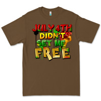 Cacao July 4th didn't set me free Premium Tee - FaDigitalArtStudio