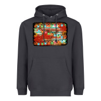 Smoke christmas serape sunflower background Heavyweight Hoodie - Jasminsmagicworld