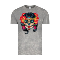 Cloud Rock sugar skull Vintage Tee - BundleAndBundleShop