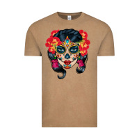 Vintage Coffee sugar skull Vintage Tee - BundleAndBundleShop