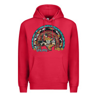 Cardinal texas map sunflower leopard cowhide aztec turquoise gemstone rainbow Premium Hoodie - Artiststas