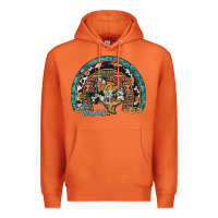 Carrot texas map sunflower leopard cowhide aztec turquoise gemstone rainbow Premium Hoodie - Artiststas