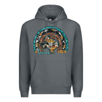 Rock texas map sunflower leopard cowhide aztec turquoise gemstone rainbow Premium Hoodie - Artiststas