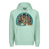 Texas Map Sunflower Leopard Cowhide Aztec Turquoise Gemstone Rainbow Premium Hoodie | Teevron