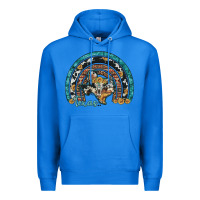 True Royal texas map sunflower leopard cowhide aztec turquoise gemstone rainbow Premium Hoodie - Artiststas