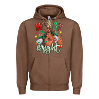 Chestnut merry and bright black man sneakers Zipper Hoodie - RanaPortraitStore
