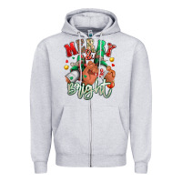 Heather Grey merry and bright black man sneakers Zipper Hoodie - RanaPortraitStore