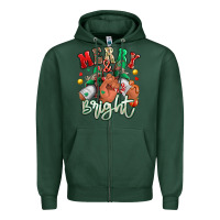 Sports Green merry and bright black man sneakers Zipper Hoodie - RanaPortraitStore