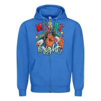 True Royal merry and bright black man sneakers Zipper Hoodie - RanaPortraitStore
