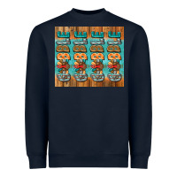 Navy gobble gobble gobble Heavyweight Sweatshirt - Jasminsmagicworld