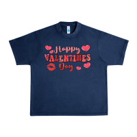 Navy happy valentine's day Urban Heavy Tee - LillyAllenDesigns