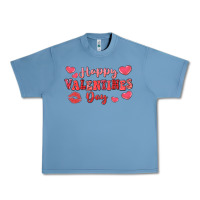 Pebble Blue happy valentine's day Urban Heavy Tee - LillyAllenDesigns