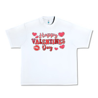 White happy valentine's day Urban Heavy Tee - LillyAllenDesigns