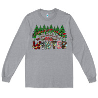 Heather Grey i was made for winter Long Sleeve Tee - CowhideDigitalArt
