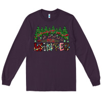 Plum i was made for winter Long Sleeve Tee - CowhideDigitalArt