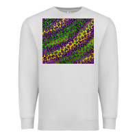 Dove Grey mardi gras leopard Premium Sweatshirt - RanaPortraitStore