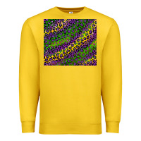 Lemon mardi gras leopard Premium Sweatshirt - RanaPortraitStore