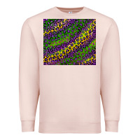 Pale Pink mardi gras leopard Premium Sweatshirt - RanaPortraitStore