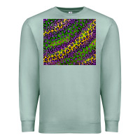 Seafoam mardi gras leopard Premium Sweatshirt - RanaPortraitStore