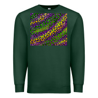 Sports Green mardi gras leopard Premium Sweatshirt - RanaPortraitStore